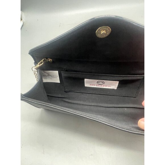 Big Budda Multicolor Faux Snakeskin Small Clutch Wallet Bag CB Chain Strap READ - Picture 6 of 7